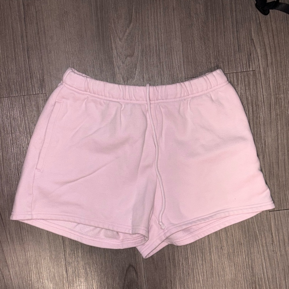 SKIMS Light Pink Athletic Shorts